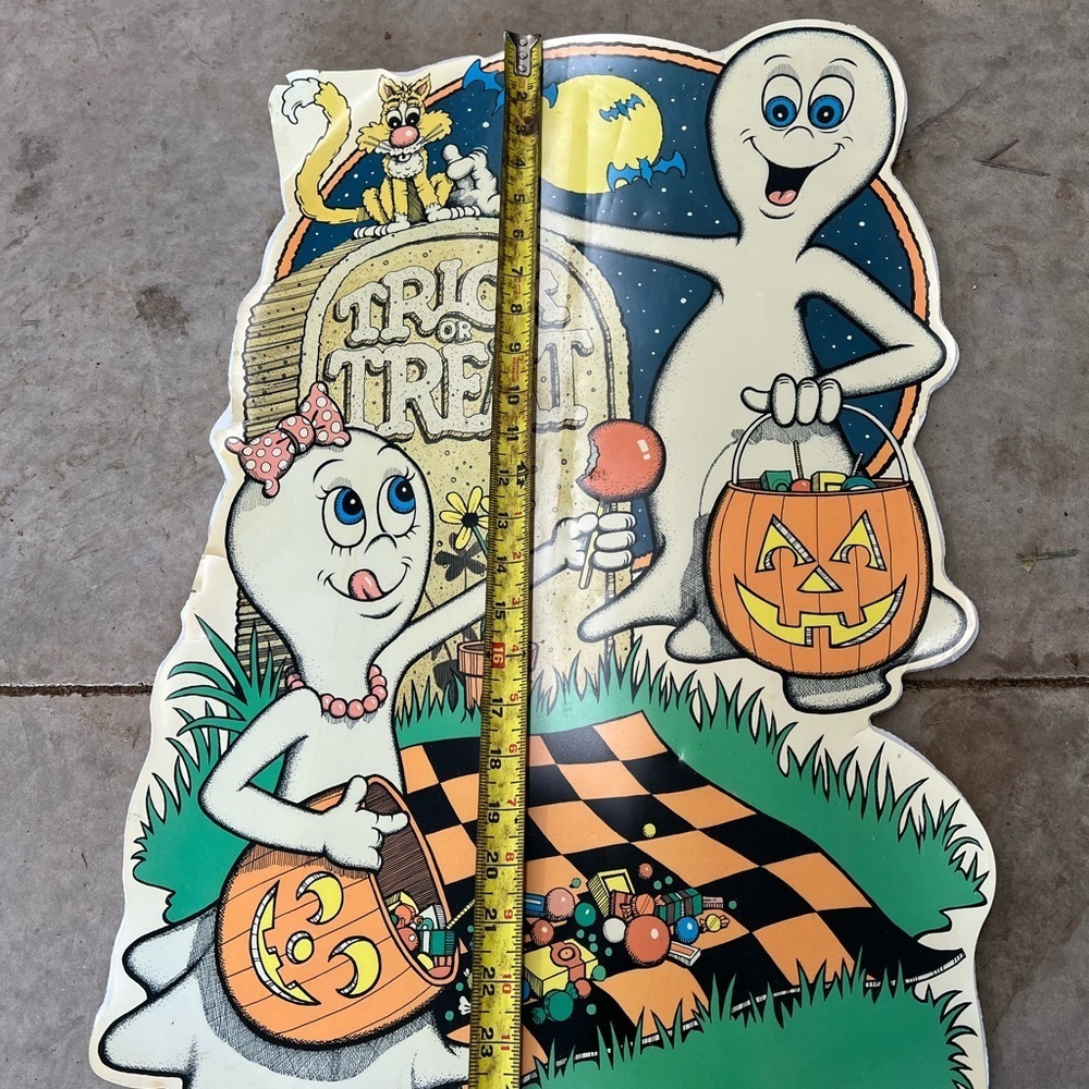 Vintage Halloween Yard Art And Stake Sign Window Cling - Picture 12 of 13